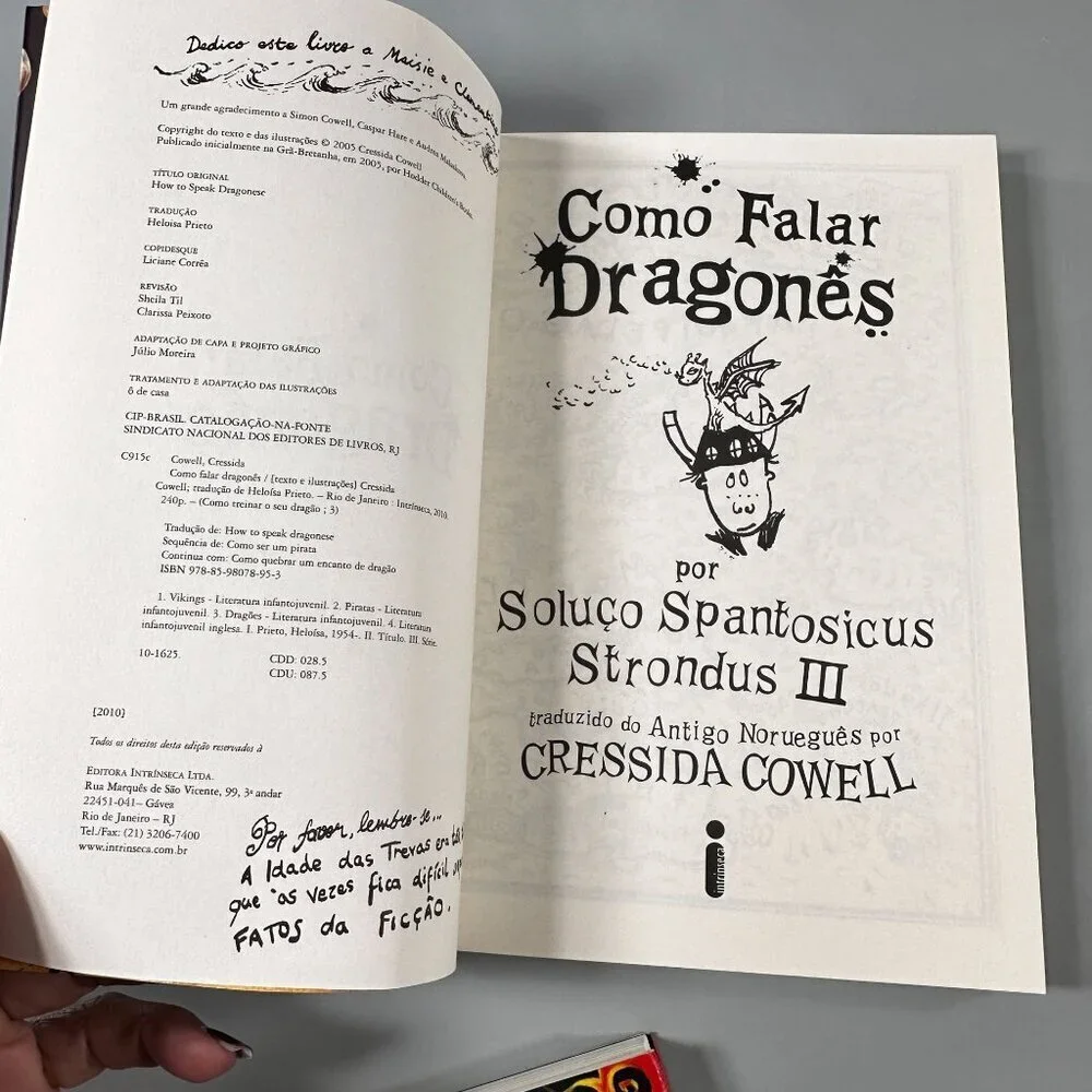 Como Falar Dragones Book Soluco Spantosicus Strondus How to Speak Dragonese